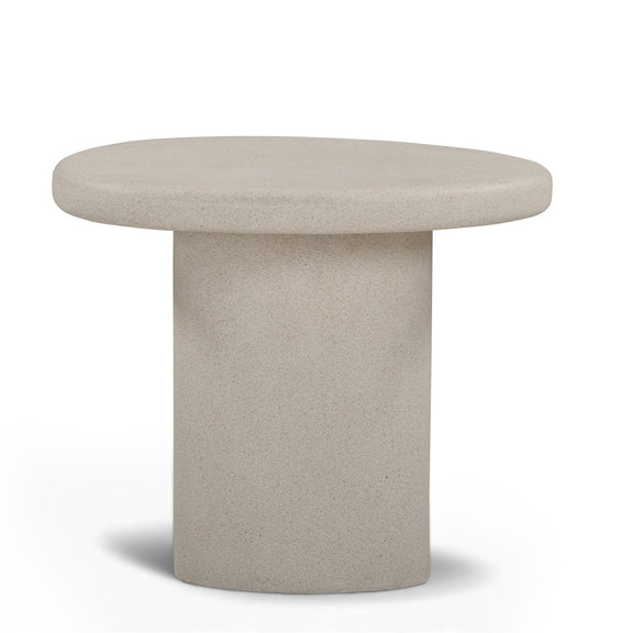 Jade Concrete Indoor/Outdoor Nesting Coffee Table Set - Cream