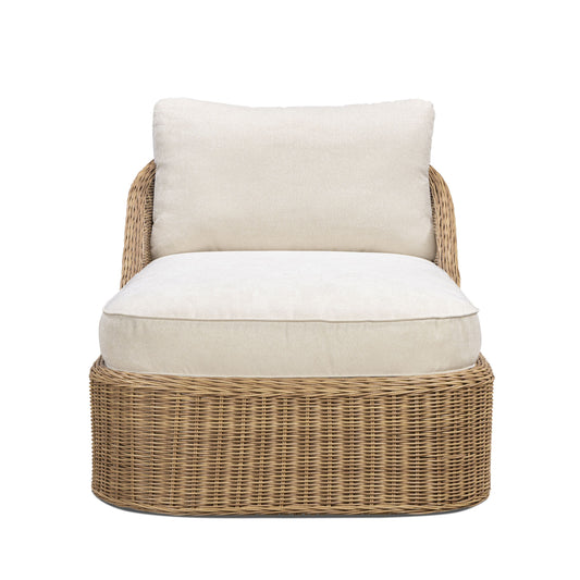Axel Boucle Outdoor Lounge Chair - Cream