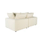 Cali 80" Modular Loveseat - Natural