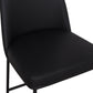 Sydney Performance Vegan Leather Counter Stool - Set of 2 - Black