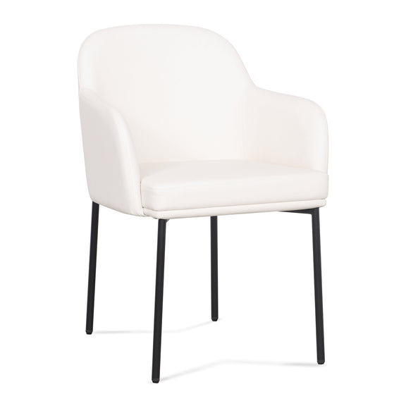 Sydney Performance Vegan Leather Armchair - Set of 2 - Cream