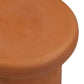 Lydia Concrete Indoor/Outdoor Side Table - Orange