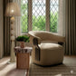 Madison Performance Swivel Accent Chair - Stone