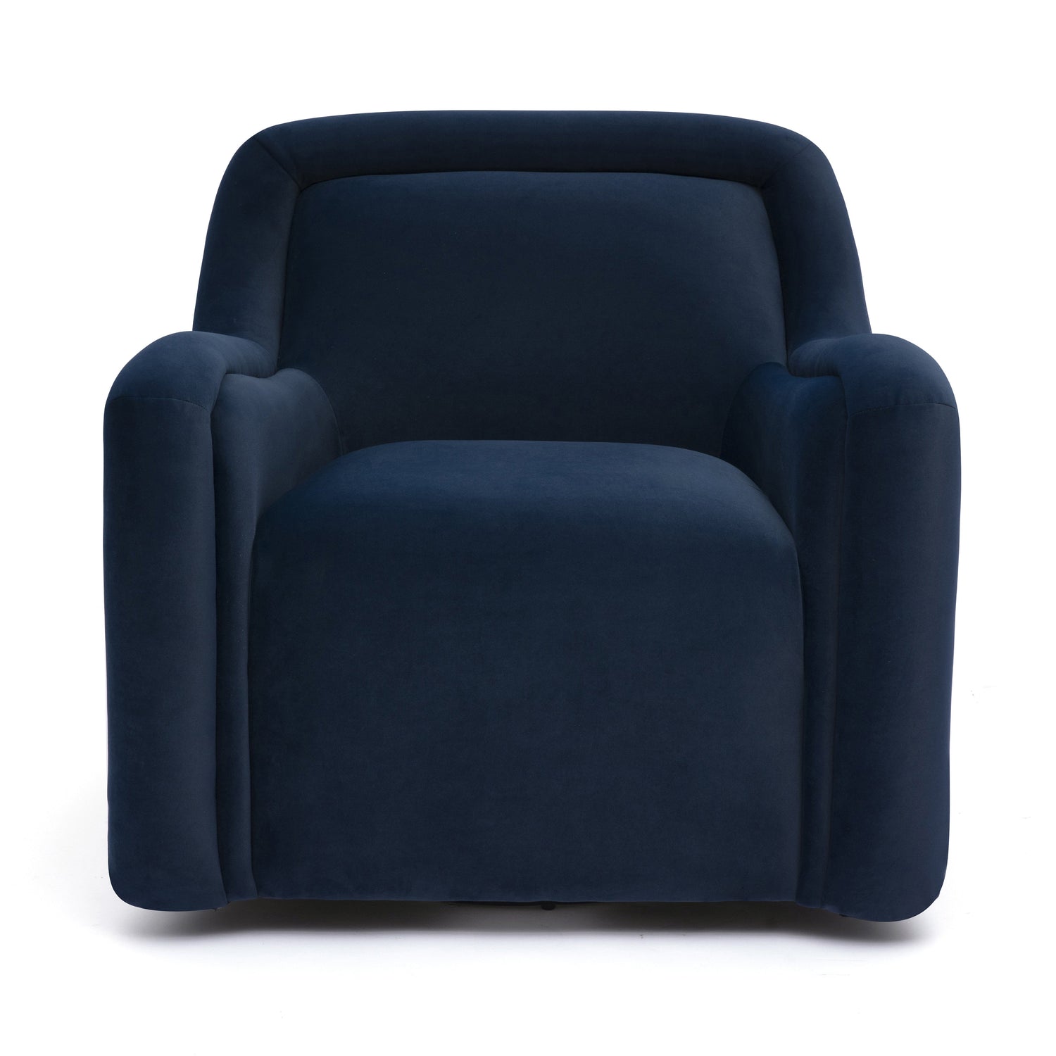 Charli Performance Swivel Chair - Dark Blue