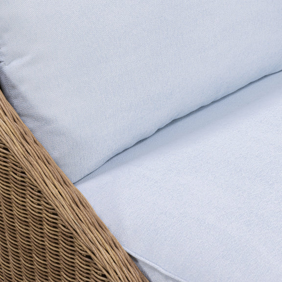 Axel Boucle Outdoor Lounge Chair - Blue