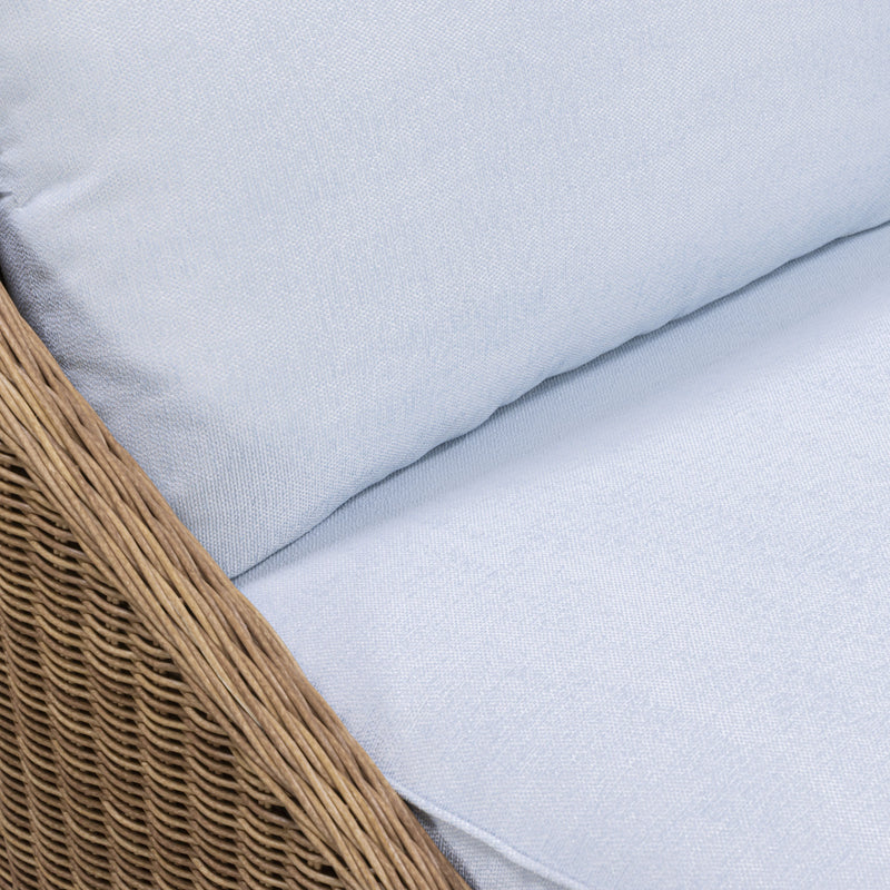 Axel Boucle Outdoor Lounge Chair - Blue