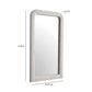 Heidi 43"X78" Upholstered Oversized Floor Mirror - Neutral Floral