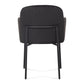 Sydney Performance Velvet Armchair - Set of 2 - Black