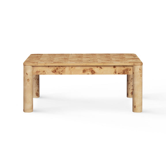 Berri 39" Natural Burl Coffee Table