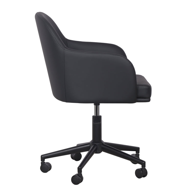Sydney Office Desk Chair - Coal Black
