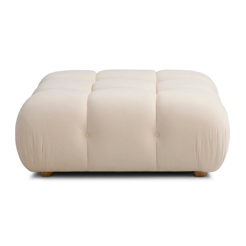 Calliope Performance Modular Ottoman - Off-White