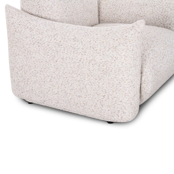 Saint Tropez Nubby Fabric Armchair in Sand