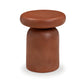Lydia Concrete Indoor/Outdoor Side Table - Red