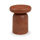 Lydia Concrete Indoor/Outdoor Side Table - Red