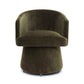 Kristen Rolling Desk Chair - Olive Green