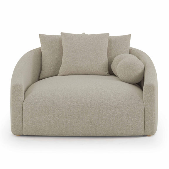 Hanim 54" Daybed - Warm Grey