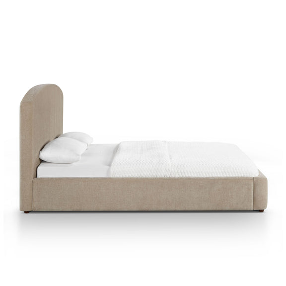 Leah Performance Chenille Bed - Taupe