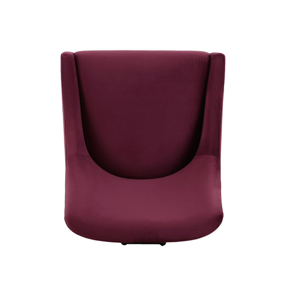 Beatrix Performance Velvet Dining Chair - Burgundy