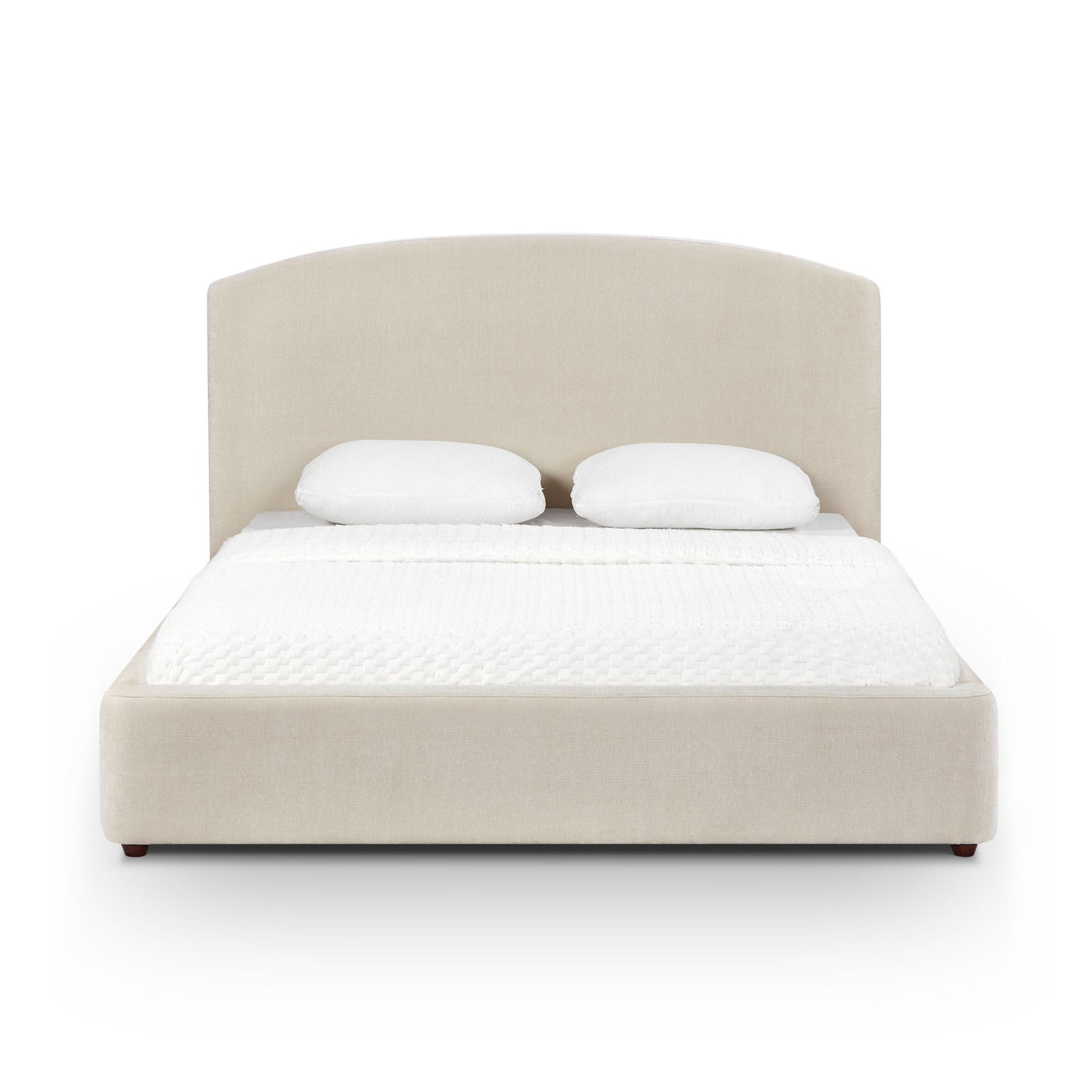 Leah Performance Chenille Bed - Cream