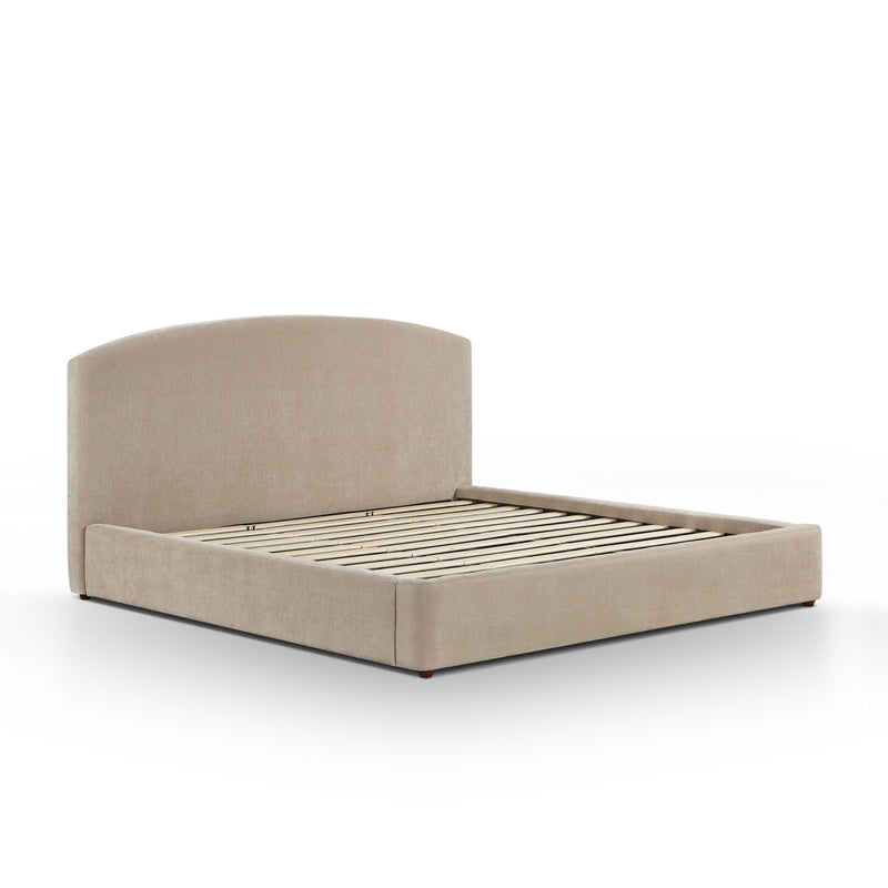 Leah Performance Chenille Bed - Taupe