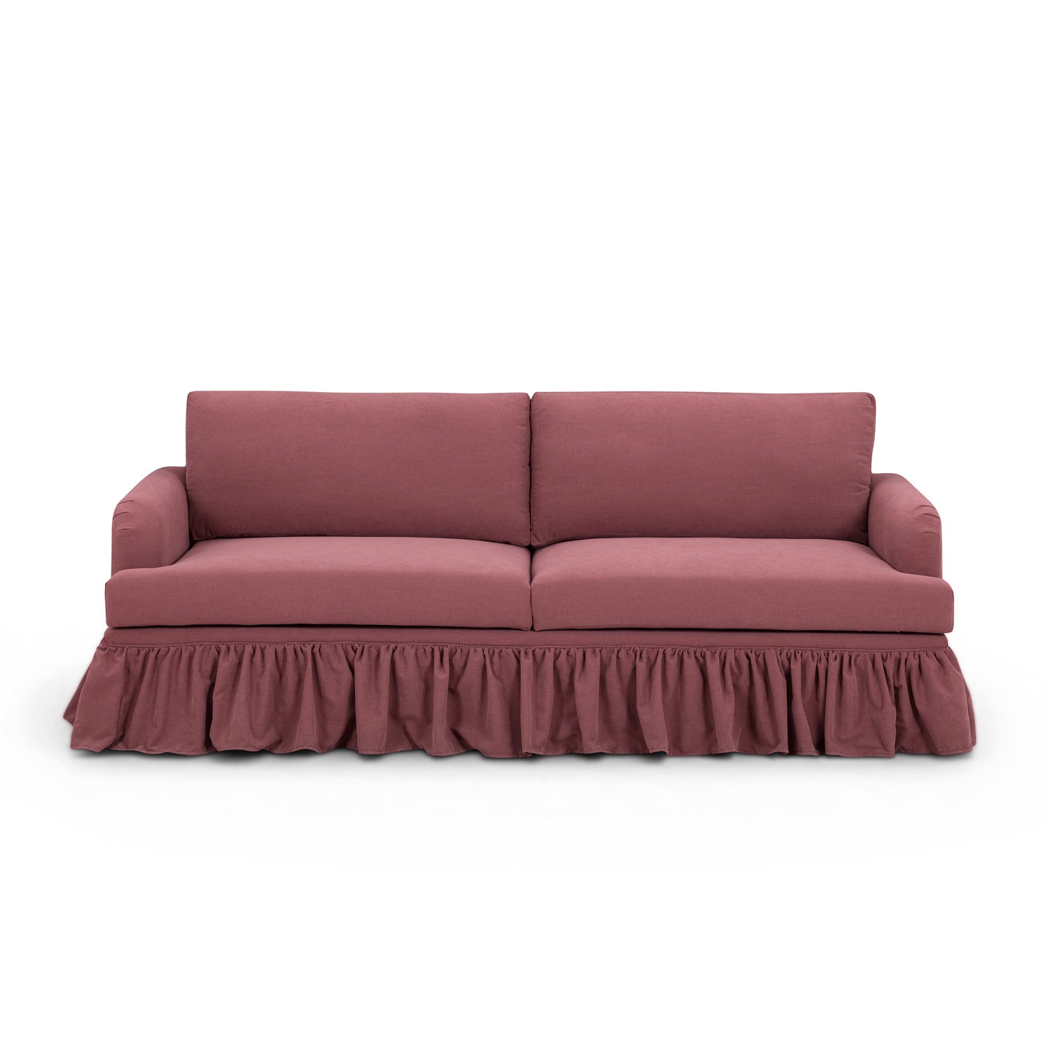 Gertrude 90" Sofa - Plum