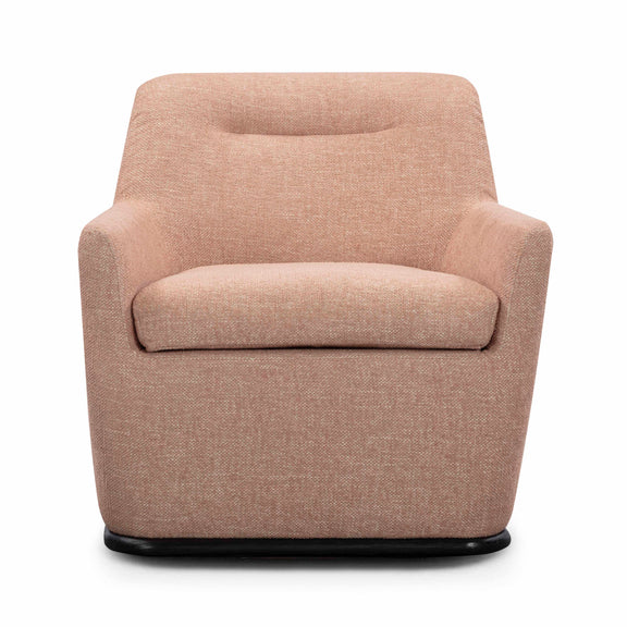 Mado Swivel Accent Chair - Peach