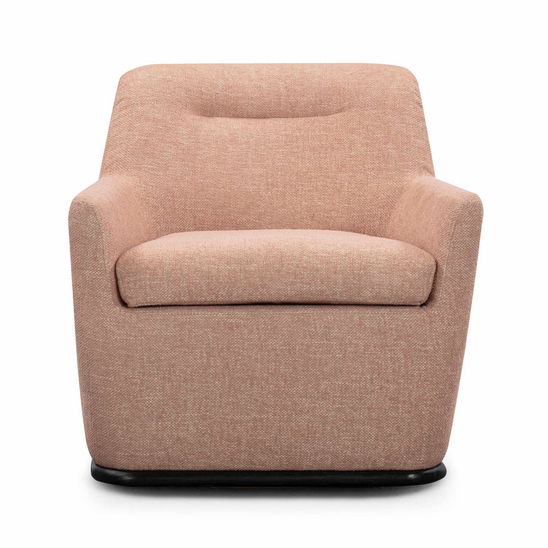 Mado Swivel Accent Chair - Peach