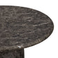 Cynthia 36" Concrete Indoor/Outdoor Coffee Table - Dark Emperador Marble