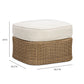 Axel Boucle Outdoor Ottoman - Cream