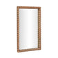 Cheyanne 29"X44" Carved Solid Wood Rectangular Wall Mirror