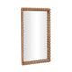 Cheyanne 29"X44" Carved Solid Wood Rectangular Wall Mirror