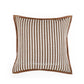 Kora 20" Cotton Jute Contract-Grade Throw Pillow - Brown / With Insert
