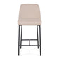 Sydney Performance Velvet Counter Stool Set of 2 - Taupe