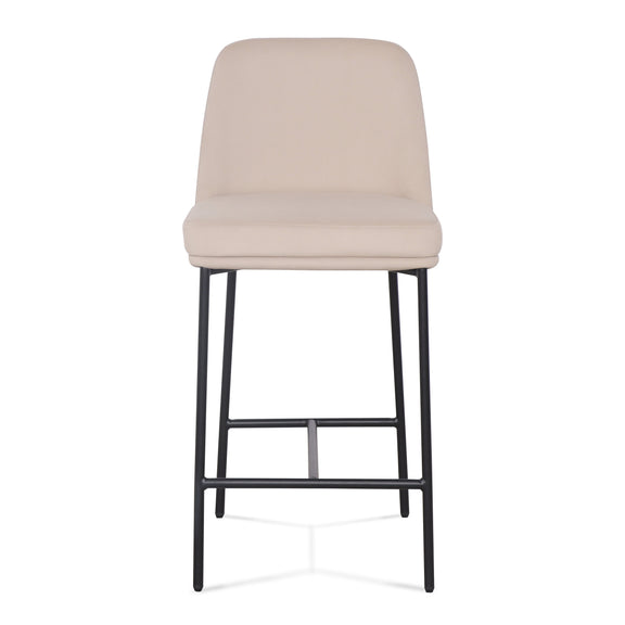 Sydney Performance Velvet Counter Stool Set of 2 - Taupe