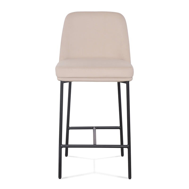 Sydney Performance Velvet Counter Stool Set of 2 - Taupe
