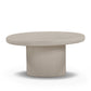 Jade Concrete Indoor/Outdoor Nesting Coffee Table Set - Cream
