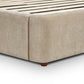 Leah Performance Chenille Bed - Taupe