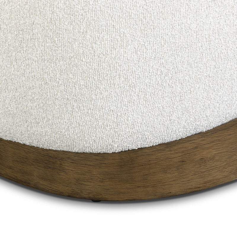 Domina Boucle Ottoman - Off-White