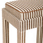 Kora Cotton Jute Contract-Grade Accent Stool - Brown