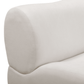Zenith 5-Piece Contract-Grade Upcycled Fabric Modular L-Sectional - Cream