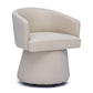 Kristen Rolling Desk Chair - Beige