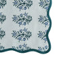 Crissy Cotton Canvas Printed Napkins - Set of 4 - Blue Cornflower