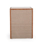 Kora 18" Cotton Jute 1-Drawer Contract-Grade Nightstand - Brown