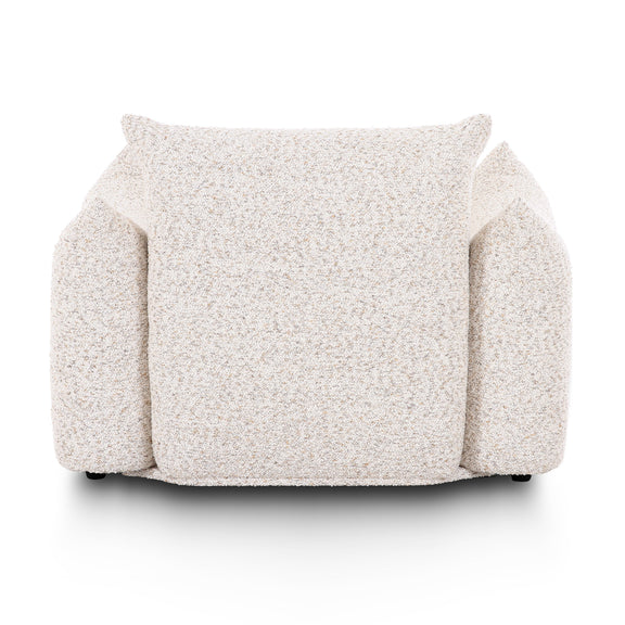 Saint Tropez Nubby Fabric Armchair in Sand