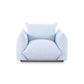 Saint Tropez Stuffed Indoor/Outdoor Armchair - Light Blue