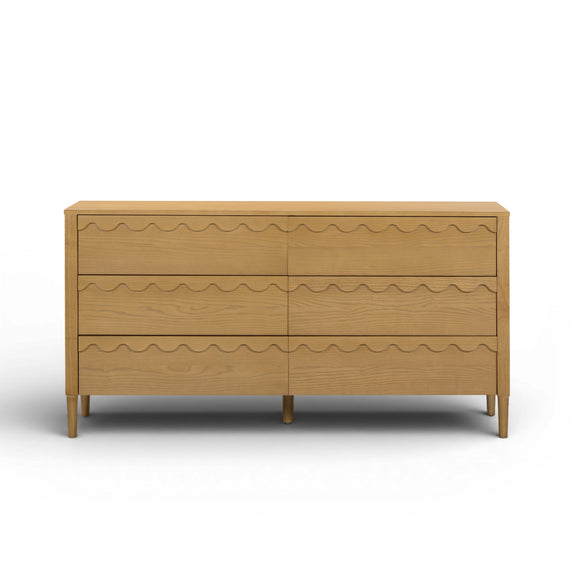 Oodle 62" 6-Drawer Dresser - Natural Ash