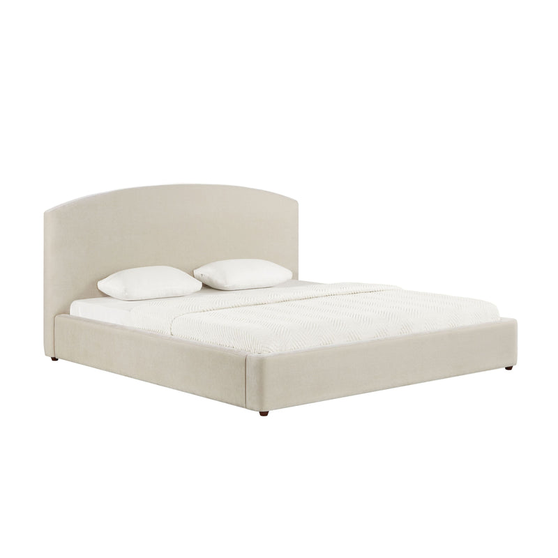 Leah Performance Chenille Bed - Cream