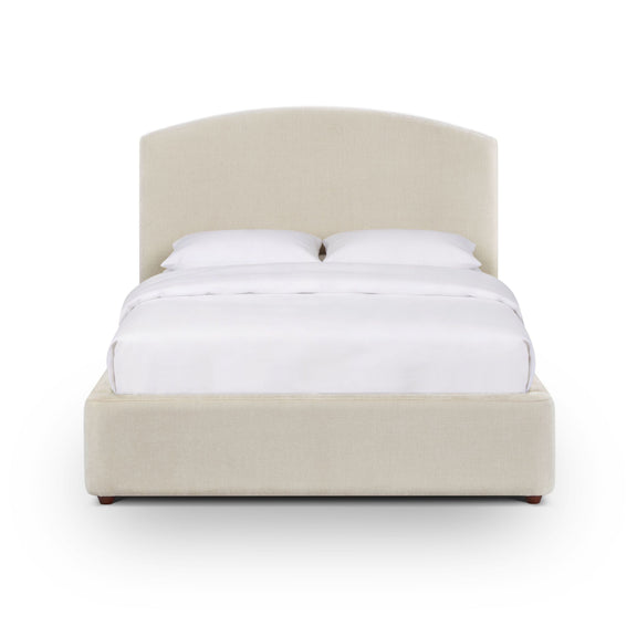 Leah Performance Chenille Bed - Cream