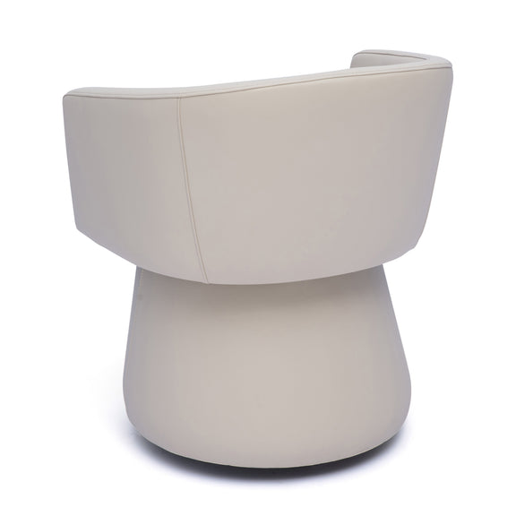 Kristen Rolling Desk Chair - Beige