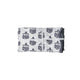Crissy Cotton Canvas Printed Napkins - Set of 4 - Black Vintage Floral